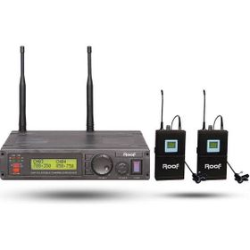 Roof R 1200 El 2 Kanal Çift El UHF Telsiz Mikrofon