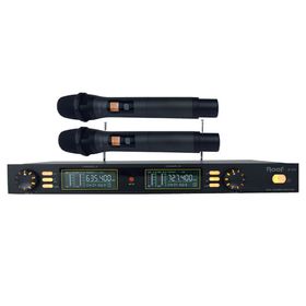 Roof R-202 2 El 2 Kanal UHF Kablosuz Telsiz Mikrofon