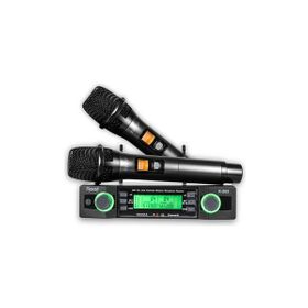 Roof R-203 2 Kanallı UHF 2 Yaka Kablosuz Telsiz Mikrofon