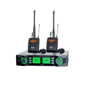 Roof R-203 2 Kanallı UHF 2 Yaka Kablosuz Telsiz Mikrofon