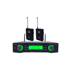 Roof R-203 2 Kanallı UHF 2 Yaka Kablosuz Telsiz Mikrofon