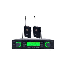 Roof R-203 2 Kanallı UHF 2 Yaka Kablosuz Telsiz Mikrofon