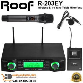 Roof R-203EY UHF El ve Yaka Mikrofonu