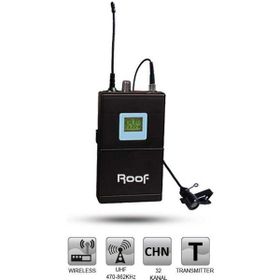 Roof R-4C R-6C Gold 470-786 Mhz UHF 1 Yaka Kablosuz Mikrofon