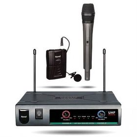 Roof R 720 EY UHF Kablosuz İki Kanallı El ve Yaka Mikrofonu