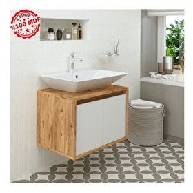 Roomart 2 Kapaklı Lavabolu Asma 65 cm Banyo Dolabı