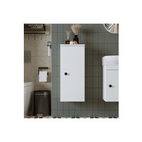 Roomart Suntalam 70 x 25 cm Mat Beyaz Banyo Boy Dolabı