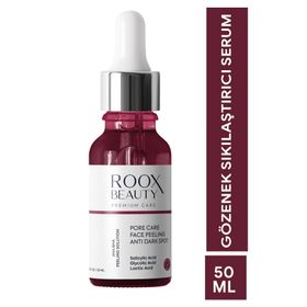 Roox Beauty 50 ml Aha Bha Gözenek Sıkılaştırıcı ve Cilt Eşitleyici Yüz Peeling Serumu