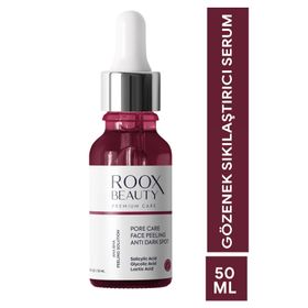 Roox Beauty 50 ml Aha Bha Gözenek Sıkılaştırıcı ve Cilt Eşitleyici Yüz Peeling Serumu