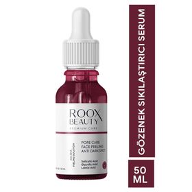Roox Beauty 50 ml Aha Bha Gözenek Sıkılaştırıcı ve Cilt Eşitleyici Yüz Peeling Serumu