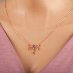 ​Rose Yusufçuk Kadın Gümüş Kolye