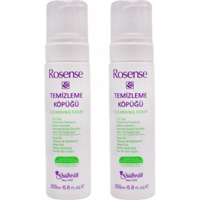 Rosense 2x200 ml Yüz Temizleme Köpüğü
