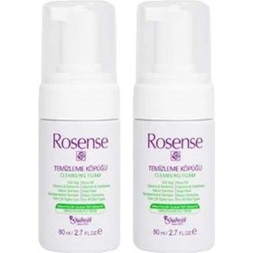 Rosense 2x80 ml Yüz Temizleme Köpüğü