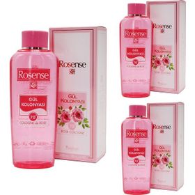 Rosense 3×300 ml Doğal Gül Kolonyası