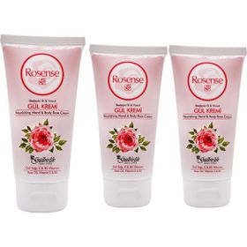 Rosense 3x75 ml Gül Tüp El Kremi