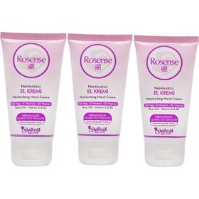 Rosense 3x75 ml Gül Tüp El Kremi