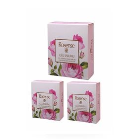 Rosense Gül Yapraklı 3x100 gr Cilt Bakım Sabunu