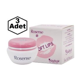 Rosense Soft Lips 3x5 ml Dudak Bakım Vazelini