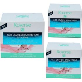 Rosense Tüm Ciltler İçin 3x20 ml Göz Kremi