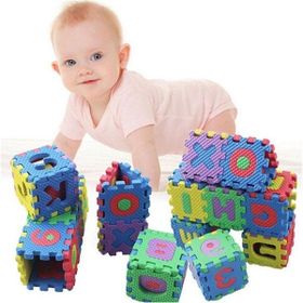RoseRoi Eva Puzzle Mats Sünger Harfli Rakamlı Mini Boy Puzzle
