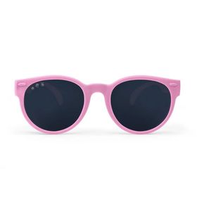 RoshamBo Round Model Popple Pembe Gri Standart Lens 2-4 Yaş Çocuk Güneş Gözlüğü
