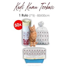 Rosie 7 Adet 50 Rulo 85x50 cm Kedi Kumu Torbası