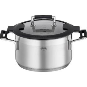 Rösle 91397 Silence Çap 20 cm Paslanmaz Çelik Cam Kapak Derin Tencere