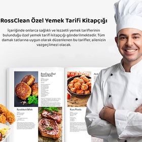 Rossclean Cook Fresh 5.5 lt Siyah Dijital Airfryer