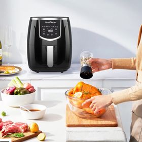 Rossclean Cook Fresh 5.5 lt Siyah Dijital Airfryer
