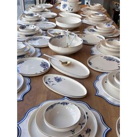 Rossev Blue Blanch 68 Parça 12 Kişilik Yemek Takımı
