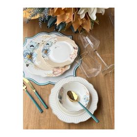 Rossev Modern Morpho 24 Parça 6 Kişilik Yemek Takımı