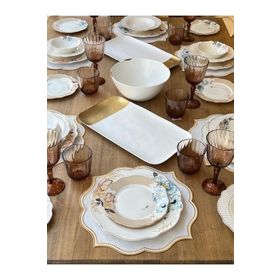 Rossev Modern Morpho 45 Parça 6 Kişilik Yemek Takımı