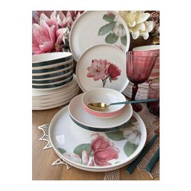 Rossev Modern Nancy 24 Parça 6 Kişilik Yemek Takımı
