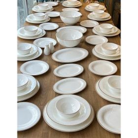 Rossev Modern Nantes 60 Parça 12 Kişilik Yemek Takımı