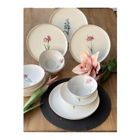 Rossev Pure Fleur 24 Parça 6 Kişilik Yemek Takımı