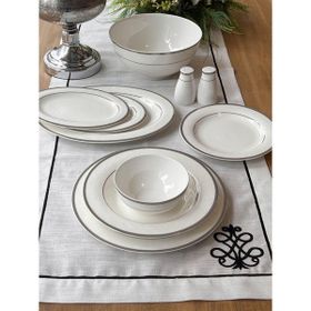 Rossev Rennes Silver 30 Parça 6 Kişilik Yemek Takımı