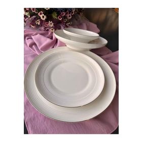 Rossev Royal Charme Gold 24 Parça 6 Kişilik Yemek Takımı