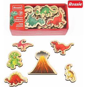 Rossie 48105 Mıknatıslı Ahşap Dinozorlar