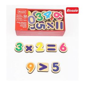 Rossie Manyetik Ahşap Sayılar