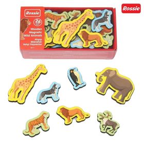 Rossie Manyetik Ahşap Vahşi Hayvanlar