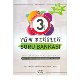 Rota Yayınları - 3.Sınıf Tüm Dersler Soru Bankası