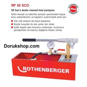 Rothenberger RP 50 ECO Manuel Su Test Pompası