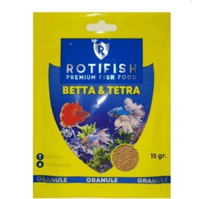 Rotifish 15 gr Zarf Yem Betta&Tetra Granulat