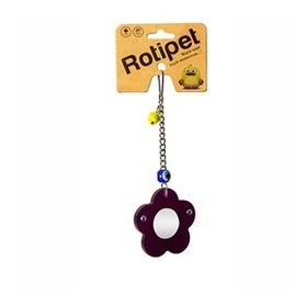Rotipet Ahşap Çerçeveli Papatya Ayna Kuş Oyuncağı