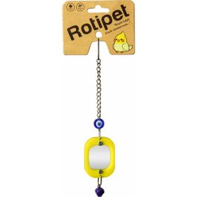Rotipet Akrilik Çerçeveli Ayna Küçük Kuş Oyuncağı