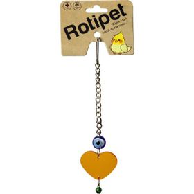 Rotipet Akrilik Şekilli Sarkaç Kalp Kuş Oyuncağı