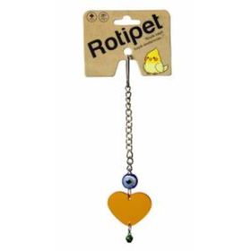 Rotipet Akrilik Şekilli Sarkaç Kalp Kuş Oyuncağı