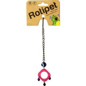 Rotipet Akrilik Şekilli Sarkaç Kare Kuş Oyuncağı