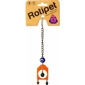 Rotipet Akrilik Şekilli Sarkaç Kulübe Kuş Oyuncağı