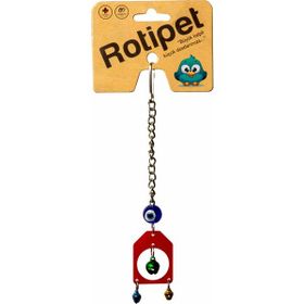 Rotipet Akrilik Şekilli Sarkaç Kulübe Kuş Oyuncağı
